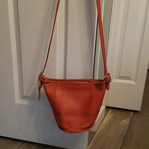 Coach Handbags - Coach small orange leather purse